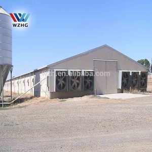 Ánh Sáng Khung Thép Công Nghiệp Đúc Sẵn Gà Nuôi Gia Cầm Trang Trại Ánh Sáng Ngôi Nhà Kết Cấu Thép Xây Dựng - Product Image 2