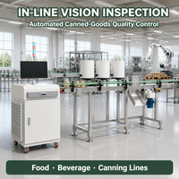 Système d'inspection par vision OCR avec convoyeur, machine d'inspection visuelle automatisée pour bouteilles et emballages
