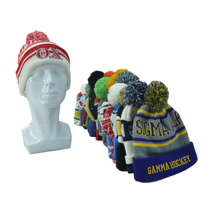 Gorro de Invierno Acrílico de Alta Calidad <span class=keywords><strong>para</strong></span> <span class=keywords><strong>Hombre</strong></span>, Gorro de Pescador, Jacquard, con Parche Tejido, Estilo Slouchy - Product Image 2