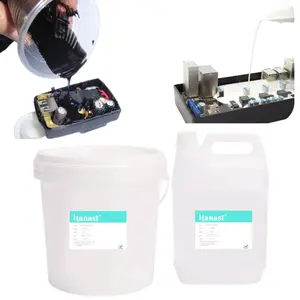 high thermal conductivity potting compound electronic packaging waterproof pcb black gray rtv2 epoxy potting glue