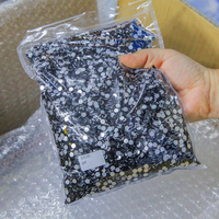 Yantuo Promotion Strass en Verre SS3-SS30 Noir Jet Qualité 5A Dos Plat Non Thermocollants Écologiques en Vrac pour DIY