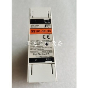 ฟูจิโซลิดสเตตรีเลย์ SS101-3Z-D3 DC 24V AC เอาต์พุตการควบคุมระบบอัตโนมัติทางอุตสาหกรรม - Product Image 1