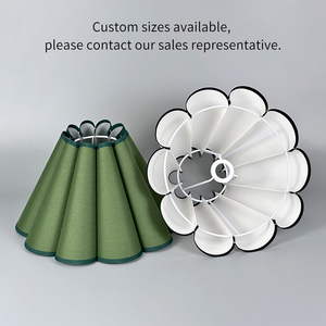 Cubiertas Personalizadas para Lámparas de Mesa de Tela, <span class=keywords><strong>Lino</strong></span>, Mimbre, Tejido Redondo, para Decoración de Bodas, Lámparas de Mesa y de Pie - Product Image 2