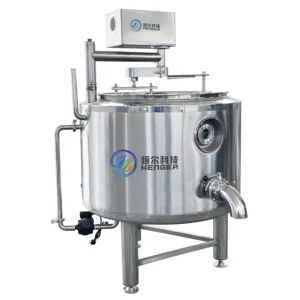 High Quality Stainless Steel Mixing Tank Milk Dairy Cheese Melting Machine With High Speed Agitation and Low Price