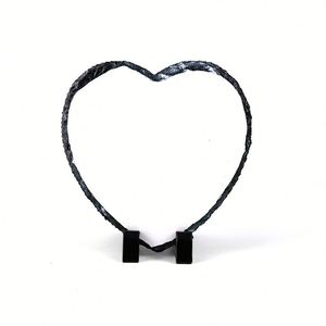 Heart Shape Sublimation Limestone Slate Photo <b>Frame</b> Blank for Personalized Decorative Gift - Product Image 6