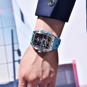 นาฬิกาข้อมือผู้ชาย PAGANI Design รุ่น PD-YS018 ขนาด 42 มม. หน้าปัดแบบ Skeleton ระบบจักรกล แบรนด์ดัง กระจกแซฟไฟร์ นาฬิกาอัตโนมัติ กันน้ำได้ 50 เมตร - Product Image 2