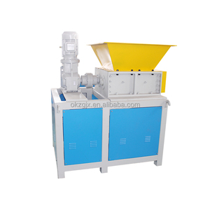 Industrial Crushing Paper <b>Tire</b> Cardboard Coconut Waste Metal Small Double Shaft Shredder Crusher <b>Machine</b> Small Plastic Shredder - Product Image 3