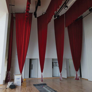Fornitore di vendita diretta ritardante di fiamma oscurante <span class=keywords><strong>tende</strong></span> di scena <span class=keywords><strong>per</strong></span> <span class=keywords><strong>sala</strong></span> teatro matrimonio su misura di colore e dimensioni - Product Image 3