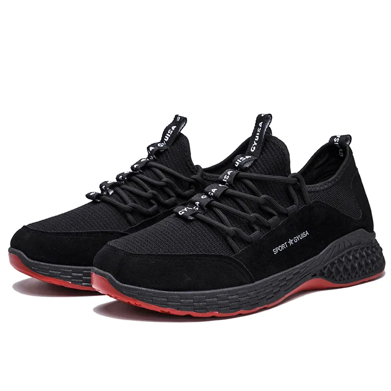 Stylish Comfortable Pu Upper Flat Skateboard Design Lightweight Casual Shoes Best Hiking Boots Men Running Shoes