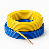 Fil électrique résidentiel BV à âme unique en cuivre massif, isolé PVC, de fabrication directe en usine, 1.5mm 2.5mm 4mm 6mm 10mm