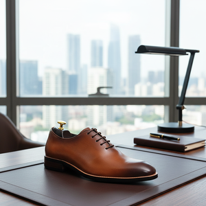 Chaussures habillées à enfiler pour hommes, best-seller 2026 – Cuir véritable, faites à la main, imperméables, avec embout en acier et bout carré - Product Image 1