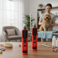High Quality Rechargeable Pet 7-Speed <strong>Dog</strong> Cat Nail Grinder Light LED Safe Avoid Overcut Quiet Low Vibration Small Large Puppy