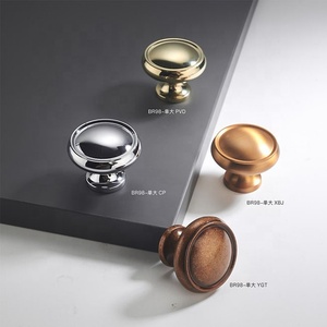 Pumpkin Round <strong>Crystal</strong> Single Small <strong>Knob</strong> <strong>Cabinet</strong> Furniture Drawer Handle Kitchen Hardware Brass Handle - Product Image 6