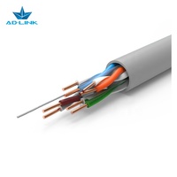 Cable LAN UTP Cat6 de Buena Calidad, 23 AWG, Cobre Puro, Rollo de 305 m, Revestimiento LSZH/PVC, Certificado CE/FCC