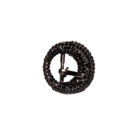Personnalisé Métal Cristal Carré Strass Chaussures Boucle pour Femmes Pantoufle Sandale Cristal Pin Ceinture