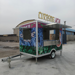 Mobile Truck Fast Food With CE Coffee <b>Trailer</b> Bakery Cart Juice Concession Kiosk Snack - Product Image 2