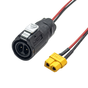 M12 M12 M16 su geçirmez 2 3 4 5 6 8 9 Pin IP67 IP68 konektörü açık LED ışık erkek XT60 kadın güç pil kablosu - Product Image 5