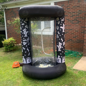 Comercial niños fiesta airblown Cash catching cabina inflable dinero soplado máquina para <span class=keywords><strong>publicidad</strong></span> - Product Image 5