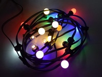 Douille de lampe E27 B22 connectable IP65, douille en caoutchouc, guirlandes lumineuses d'extérieur, 10m 50m 100m, éclairage feston, étanche