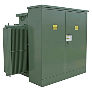Transformateur triphasé combiné sur socle 1500 kVA 13,8 kV, conception ANSI IEEE pour systèmes d'alimentation utilitaires et commerciaux, à faible tension frontale - Product Image 1