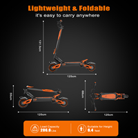 Scooter Eléctrico Todoterreno KUGOO F4 MAX con Autonomía de 100 km y 1400 W para Adultos, Neumáticos Anchos, Plegable, Disponible en Almacén de la UE