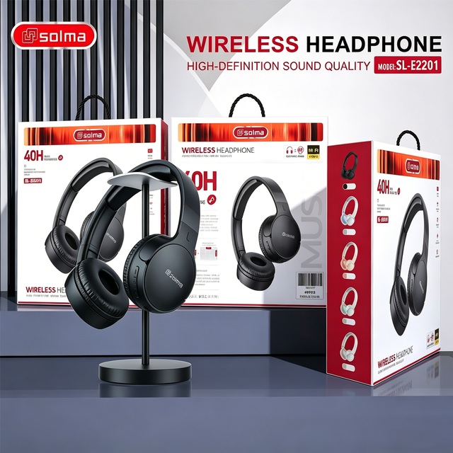 Wireless Headphones, 40H Long Battery Life, HiFi Stereo Sound, 5.3, Foldable Over-Ear Headset