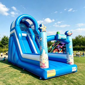 <span class=keywords><strong>Parc</strong></span> gonflable commercial, château gonflable pour enfants, toboggan, structure de jeux gonflable extérieure sur mesure, équipement d'amusement - Product Image 6