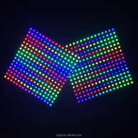 WS2812B RGB Flexible 16x16 8x32 256Leds Pixel Panneau Matrice Écran Led Module WS2812 IC ECO Adressable Individuellement DC5V