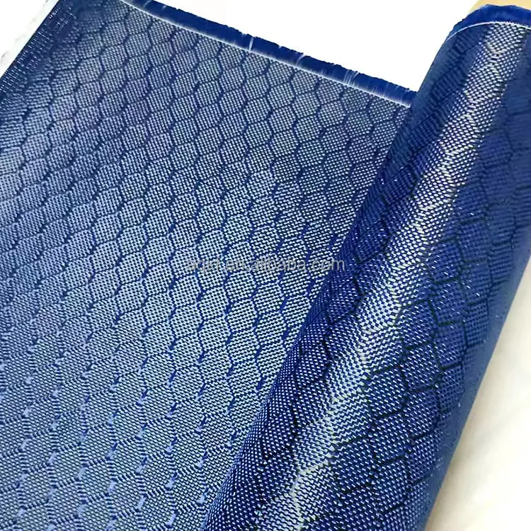 240g Blue Football Hexagonal Surfboard Motorcycle Helmet Carbon Fiber Kevlar Blend Fabric