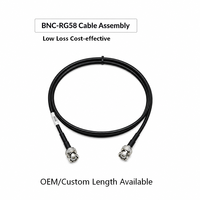 Câble coaxial LMR200 N mâle vers N mâle, double blindage, faible perte, câble de raccordement RF RG58 SYV50-3, rallonge d'antenne pour base