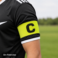 Bande élastique colorée personnalisée pour football football capitaine accessoires brassard de bras