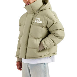 Veste en <span class=keywords><strong>duvet</strong></span> enduite imperméable et légère avec capuche pour hommes - Product Image 3