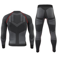 Ensemble de sous-vêtements thermiques Long Johns pour hommes, couche de base thermique, bas et haut pour temps froid, course à pied, cyclisme, randonnée, jogging, patinage