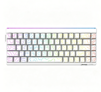 Clavier mécanique filaire USB Type-C rétroéclairé RGB à 68 touches avec interrupteurs magnétiques pour ordinateur de bureau, ordinateur portable, jeux