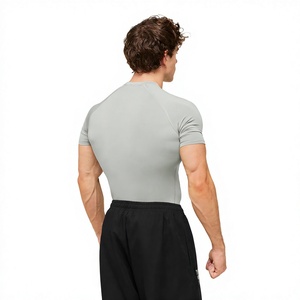Camiseta Deportiva de Compresión para Hombre, Personalizable, Barata, de Secado Rápido, Transpirable, Ajustada al Cuerpo, para Gimnasio y Fitness - Product Image 3