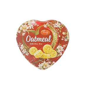 Tùy chỉnh Cmyk in hình trái tim hộp thiếc với dập nổi và cửa sổ ba mảnh có thể - Product Image 5