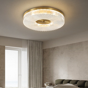Plafonniers <span class=keywords><strong>LED</strong></span> de haute qualité avec un design moderne <span class=keywords><strong>industriel</strong></span>, finition laiton, abat-jour en acrylique pour chambre à coucher, salon - Product Image 3