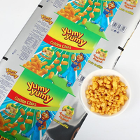 Film en rouleau métallisé laminé de qualité alimentaire imprimé sur mesure pour emballage alimentaire en plastique pour biscuits et chips de pommes de terre