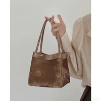 Sac à main en brocart PU pour femme, style chinois, motif panier de légumes, sac à bandoulière messager, collection 2024, vente en gros