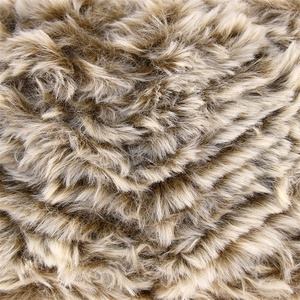 Yumuşak el örgü fantezi kabarık peluş desen tığ hantal Polyester vizon sahte kürk iplik örgü şapka için - Product Image 3