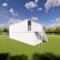 Maisons conteneur modulaires personnalisées adaptées aux immeubles de bureaux Maisons conteneur préfabriquées à deux étages