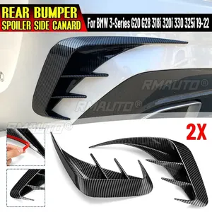 สปอยเลอร์กันชนหลัง 2 ชิ้น พร้อมช่องระบายอากาศสำหรับไฟตัดหมอกหลัง สำหรับ BMW ซีรีส์ 3 รุ่น G20 G28 318i 320i 330 325i ปี 2019-2022 - Product Image 1