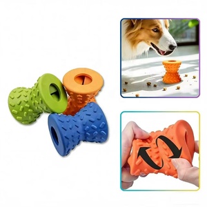 Fabrika Özel Üretim Köpek Maması Saklayan Oyuncak Doğal Kauçuk Molar Çiğneme Dayanıklı Diş Temizleme Eğitim Kauçuk Oyuncakları - Product Image 3