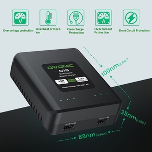 Cargador de Baterías Inteligente OVONIC D15 de Doble Canal, 30W AC 1S-3S 3.7V-11.1V LiPo para Autos, Barcos y Drones RC - Product Image 5