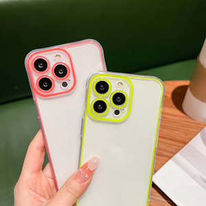 Funda Luminosa para Teléfono de TPU Suave con Luz Nocturna para iPhone 15 14 13, Fluorescente, Neón, Accesorios para Teléfono Móvil para iPhone 15 16 Pro - Product Image 4