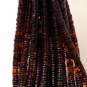 Vendita calda rotonda taglio brillante marrone perle <span class=keywords><strong>di</strong></span> <span class=keywords><strong>ambra</strong></span> <span class=keywords><strong>collana</strong></span> <span class=keywords><strong>di</strong></span> pietra naturale per la creazione <span class=keywords><strong>di</strong></span> gioielli fai da te - Product Image 2