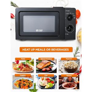Euhomey <b>Mini</b> <b>Fridge</b> 3.2 Cubic Feet Compact <b>Portable</b> Refrigerator With Chef Microwave 0.6 Cu Ft Countertop Electric - Product Image 6