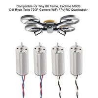 JL-0720 7x20mm Moteur sans noyau brossé 13000KV Mini Micro moteur cc avec fil de borne JST-1.25 pour quadrirotor RC et utilisation de ventilateur