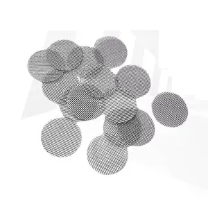 SS304 Wire Mesh Discs 40 60 80 Micron Stainless Steel Filter Mesh Screen 325 250 200 Mesh Ultra-thin Filter Screen