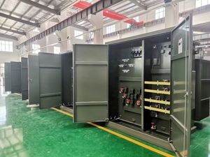 Substation Tipe Kotak Gabungan 3 Fasa Luar Ruangan 1600kva 8 Mva Transformator Terpasang di Pad Substation Luar Ruangan 2000kva - Product Image 6